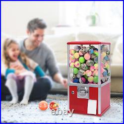 1.1-2.1 Gumball Machine Vintage Candy Vending Dispenser Coin Bank Big Capsule