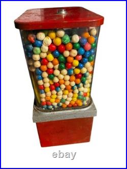 1¢ Oak Acron 1930 s / 1950 s Basketball Gum Machine Original Condition inc Coins 1¢ Oak Acron 1930 s / 1950 s Basketball Gum Machine Original Condition inc Coins