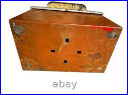 1¢ Oak Acron 1930 s / 1950 s Basketball Gum Machine Original Condition inc Coins
