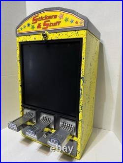 $1 Vend Impulse Industries 3 Column Pokemon Card Sticker Tattoo Vending Machine