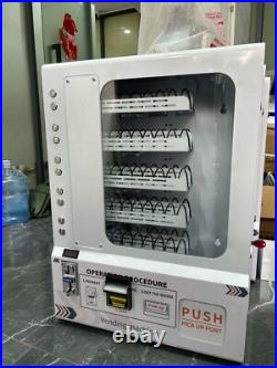 10 Slot Food Drink Candy Bill Coin Acceptor Desktop Wall Vending Machine