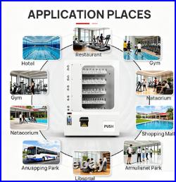 10 Slot Snack Vending Machine for Food/Drink/Snack Mounted Money Bill + coins