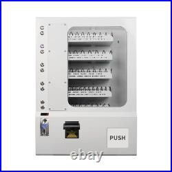 10 Slot Snack Vending Machine for Food/Drink/Snack Mounted Money Bill + coins