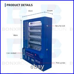 10 Slots Commercial Mini Wall Snack Vending Machine Food Snack Coin Payment 10 Slots Commercial Mini Wall Snack Vending Machine Food Snack Coin Payment