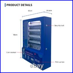 10 Slots Commercial Mini Wall Snack Vending Machine Food Snack Coin Payment 10 Slots Commercial Mini Wall Snack Vending Machine Food Snack Coin Payment