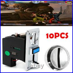 10PCS Advanced CPU Multi Coin Selector Acceptor for Vending Machine Arcade Game