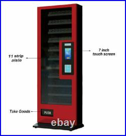 11 Slot Cigarette Candy Food Chips Bathroom Floor Coin Bill Vending Machine NEW