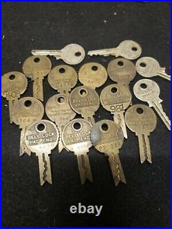 17 VINTAGE MILLS NOVELTY CO. KEYS & locks vending, slots, coin operated inv 847