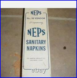 1920 Neps Sanitary Napkin Tampon Coin Operated Vending Machine not condom