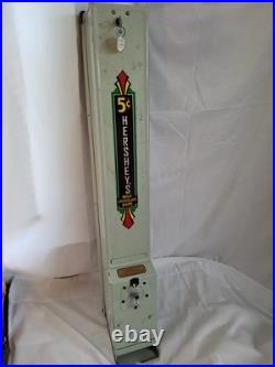 1923 5 Cent Hershey Milk Chocolate Bars Coin Op Vending Machine AMCO Chicago