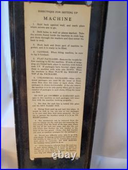 1923 5 Cent Hershey Milk Chocolate Bars Coin Op Vending Machine AMCO Chicago