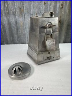 1930's-40's ASCO-5 Cent Peanut Dispenser Coin-Op Machine For Parts/repair (E5)