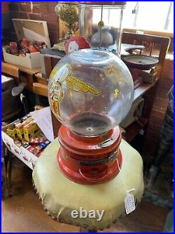1930's VINTAGE FORD GUMBALL VENDING MACHINE DISH MODEL PENNY COIN OP