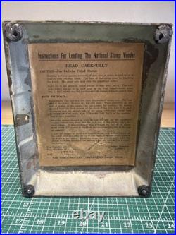 1930's Vintage Northwestern Nickel & Dime Coin Op Postage Stamp Vending Machine