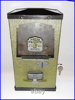 1935 Moderne Peanut Vendor Vending Machine restored coin operated