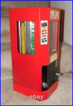1945 Vintage 1 Cent Select-O-Vend Coin Operated Candy Dispenser Machine