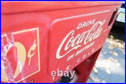 1949-1950 Coca Cola A23A5 Spin Top, Coin-Op, Vendo Vending Machine+ Top Open