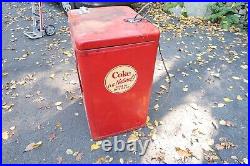 1949-1950 Coca Cola A23A5 Spin Top, Coin-Op, Vendo Vending Machine+ Top Open