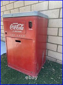 1950s Vintage Coca Cola Coke Vendo A23E Coin Op Spin Top Soda Machine- Original