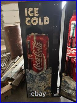 1995 VTG Coin Only Coca-Cola Soda Vending Machine with LED Display
