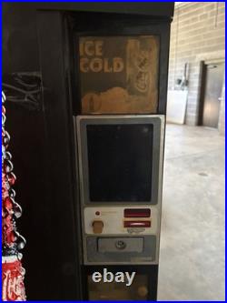 1995 VTG Coin Only Coca-Cola Soda Vending Machine with LED Display