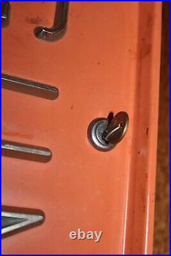 2' 1940-50 Robco Corp 5 Cent Stick Gum Coin Op Vending Machine Orange/red