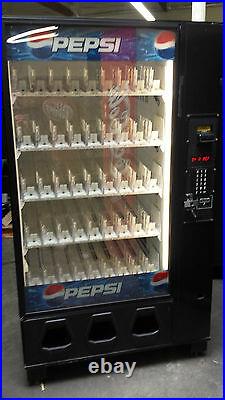 2 Dixie Narco 5591 Bottle Drop Vending Machine With Bills & Coins Made in USA