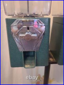 2 Vintage A&A Vending Co. Quarter Candy Machines 25 cents Coin-op tested works