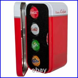 2020 Coca-Cola Vending Machine 4 Silver Bottle Cap Coins Fiji Coke Fanta Sprite