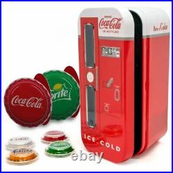 2020 Fiji $1 Coca Cola Sprite Fanta Silver Proof Coin Set + Vending Machine