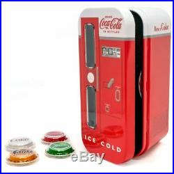 2020 Fiji Coca Cola Vending Machine 4 Coin Set Coke, Sprite, Fanta, & Diet Coke