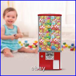 25 Cents Gumball Machine Candy Vending Dispenser Coin Bank Big Capsule 5050mm