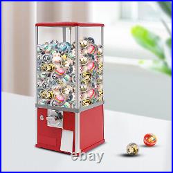 25 Cents Gumball Machine Candy Vending Dispenser Coin Bank Big Capsule 5050mm