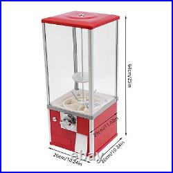 25 Cents Gumball Machine Candy Vending Dispenser Coin Bank Big Capsule 5050mm