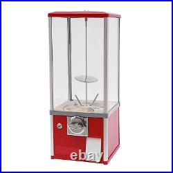25 Cents Gumball Machine Candy Vending Dispenser Coin Bank Big Capsule 5050mm