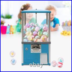 25-cent Gumball Machine 20 H Vending Coin Bank Vintage Gumballs Dispenser Blue 25-cent Gumball Machine 20 H Vending Coin Bank Vintage Gumballs Dispenser Blue