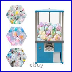25-cent Gumball Machine 20 H Vending Coin Bank Vintage Gumballs Dispenser Blue 25-cent Gumball Machine 20 H Vending Coin Bank Vintage Gumballs Dispenser Blue
