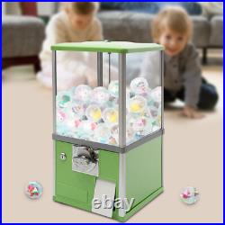 25-cent Gumball Machine 20 H Vending Coin Bank Vintage Gumballs Dispenser Green 25-cent Gumball Machine 20 H Vending Coin Bank Vintage Gumballs Dispenser Green