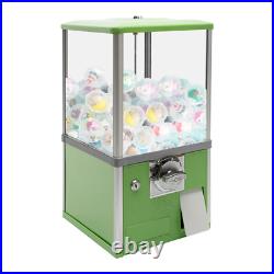 25-cent Gumball Machine 20 H Vending Coin Bank Vintage Gumballs Dispenser Green 25-cent Gumball Machine 20 H Vending Coin Bank Vintage Gumballs Dispenser Green
