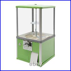25-cent Gumball Machine 20 H Vending Coin Bank Vintage Gumballs Dispenser Green