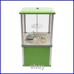 25-cent Gumball Machine 20 H Vending Coin Bank Vintage Gumballs Dispenser Green