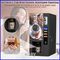 3-Flavor Coin Operated Hot Drink Machine Commercial Coffee & Tea Maker 3-Flavor Coin Operated Hot Drink Machine Commercial Coffee & Tea Maker