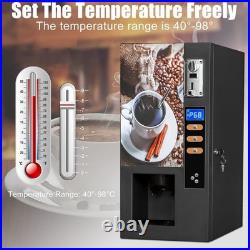 3-Flavor Coin Operated Hot Drink Machine Commercial Coffee & Tea Maker 3-Flavor Coin Operated Hot Drink Machine Commercial Coffee & Tea Maker