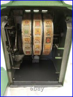 36 Vintage Coin Op Gem Cigarette Trade Stimulator Gumball Vending Slot Machine