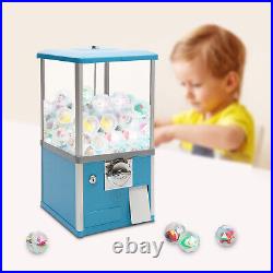 4.5-5cm Capsule Toys Vending Machine Blue Gumball Machine 25 Cents Coin with2 Keys