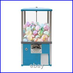 4.5-5cm Capsule Toys Vending Machine Blue Gumball Machine 25 Cents Coin with2 Keys