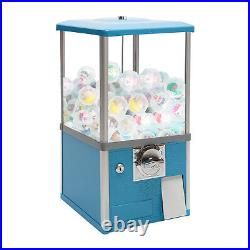 4.5-5cm Capsule Toys Vending Machine Blue Gumball Machine 25 Cents Coin with2 Keys