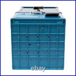 4.5-5cm Capsule Toys Vending Machine Blue Gumball Machine 25 Cents Coin with2 Keys