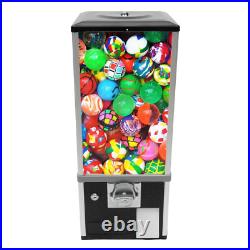 4 Coins Invested Gumball Machine Vending Coin Bank Vintage Candy Dispenser Black
