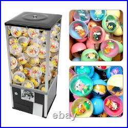 4 Coins Invested Toys Gumball Machine Vending Coin Bank Vintage Candy Dispenser